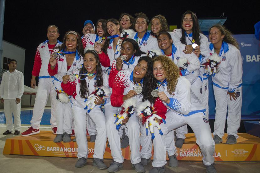 El equipo de Puerto Rico cargó con la medalla de plata en los Juegos Centroamericanos y del Caribe de 2018.