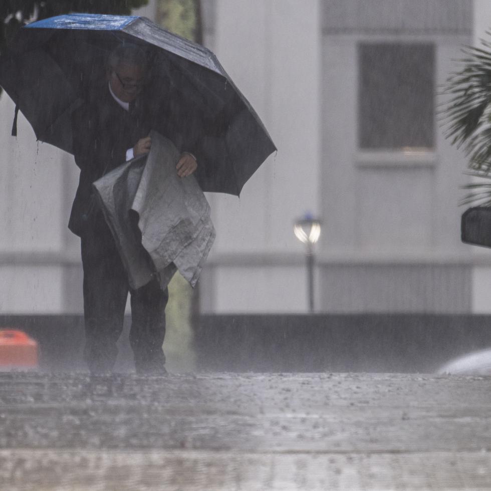 Según la agencia meteorológica, en los municipios mencionados se reportó hasta dos pulgadas de lluvia.