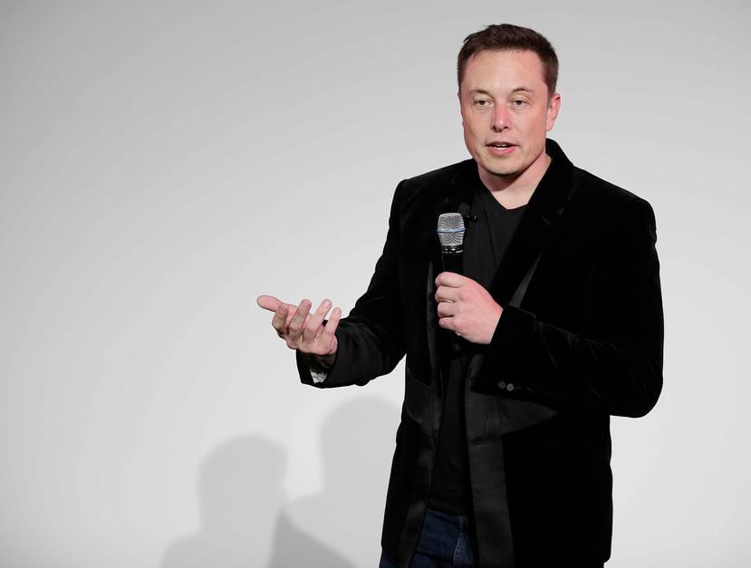 En la foto está Elon Musk, presidente de Tesla. (AP)