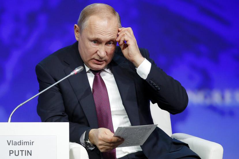 Vladimir Putin presentó el martes un ambicioso plan para afianzar el control de Rusia sobre el Ártico. (AP)