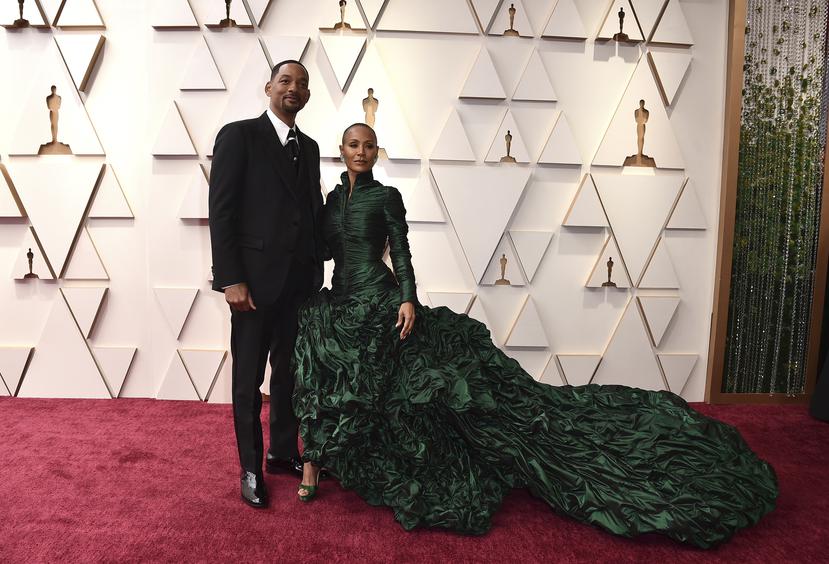 Will Smith y Jada Pinkett Smith durante una ceremonia de Premios  Oscar. (Photo by Jordan Strauss/Invision/AP)