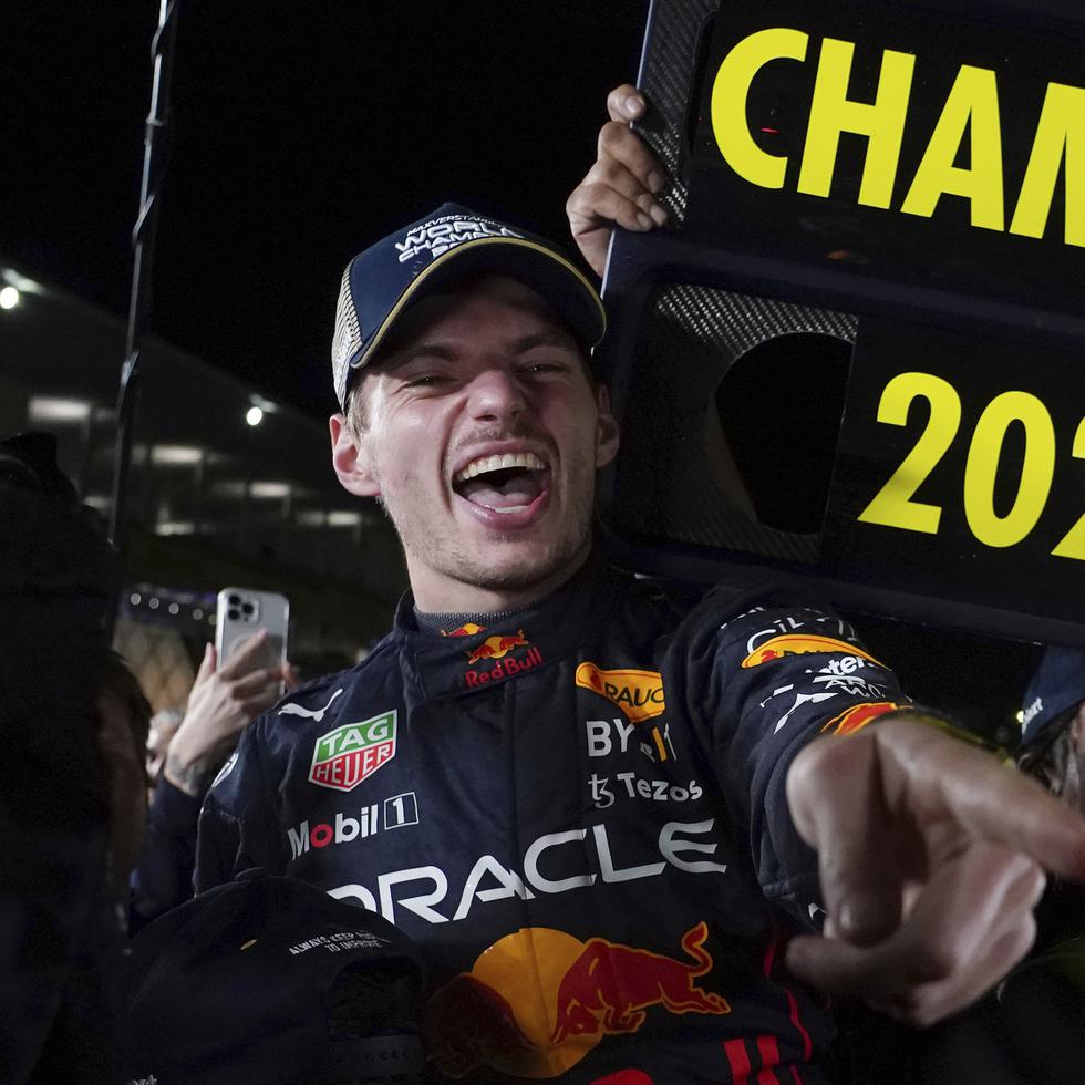 Max Verstappen, del equipo Red Bull, ganó el campeonato por segundo año seguido.