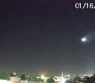Un bólido o meteoro brillante fue captado en vídeo por una cámara de seguridad en Puerto Rico.