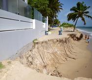 Evento de erosión en el área de Ocean Park