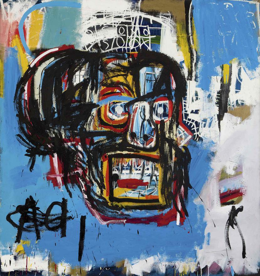 Este "Untitled" de 1982 fue pintado por Basquiat cuando era prácticamente desconocido en el mundo del arte. (AP)