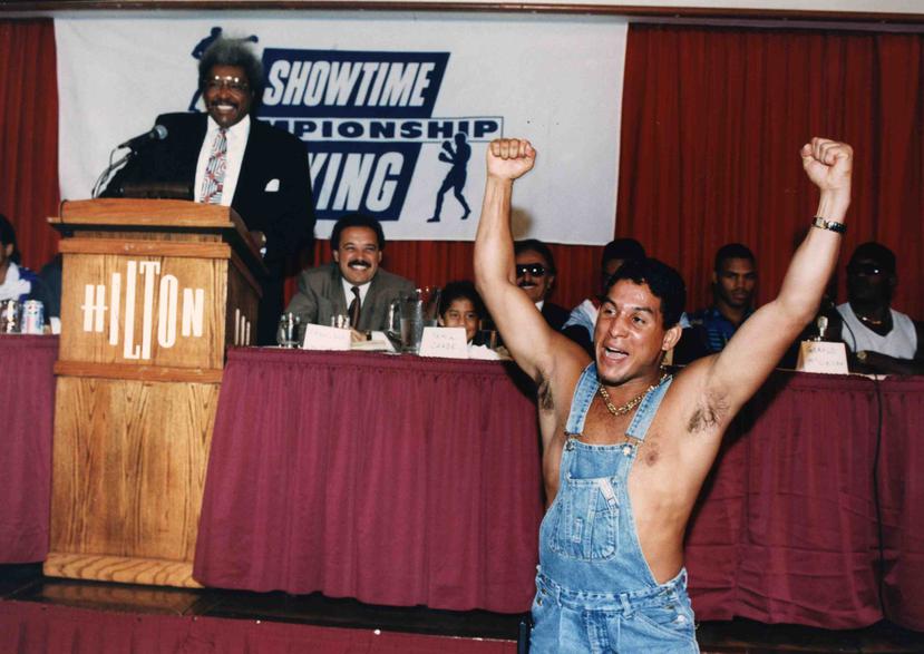 Macho Camacho usaba las conferencias de prensa para intentar desenfocar a su oponente. (Archivo)
