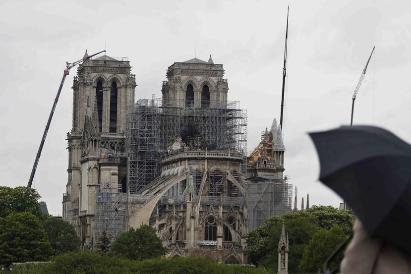 Vista de la Catedral de Notre Dame. (AP)