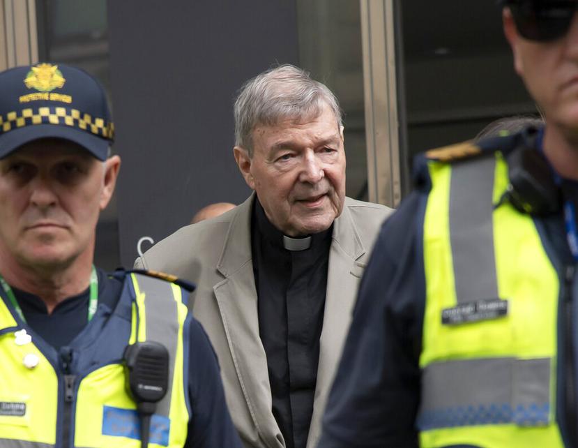 Un tribunal de Melbourne anunciará el próximo 13 de marzo la condena que deberá afrontar el cardenal George Pell. (AP)