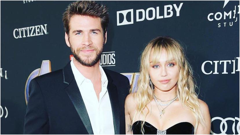 Miley y Liam se casaron en diciembre de 2018. (Instagram/@liamhemsworth)