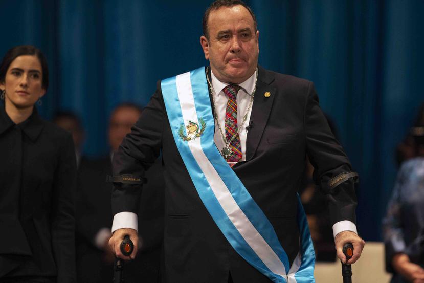 Alejandro Giammattei, nuevo presidente de Guatemala. (AP)