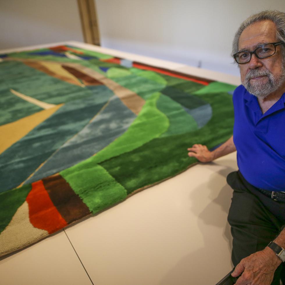 25 de Junio del 2021 Museo de Arte de Puerto Rico entrevista al artista Luis Hernndez Cruz, quien se reencontrar con una se sus obras ms importantes. el  tapiz El Yunque  que fue restaurado
david.villafane@gfrmedia.com 