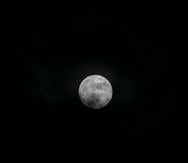 Así luce la Luna del cazador, el 19 de octubre de 2021.