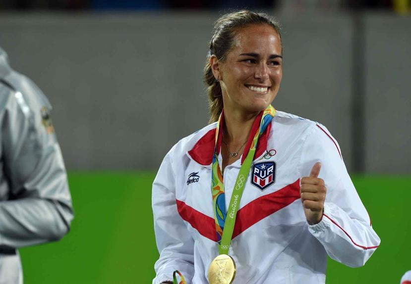 Mónica Puig buscará defender en Tokio la medalla de oro ganada en Río. (Archivo)