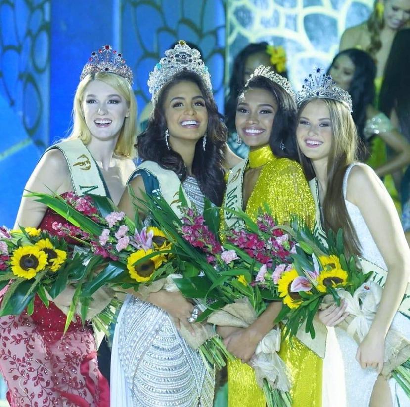 Nellys Pimentel fue coronada hoy Miss Tierra 2019. (Captura/ Facebook)