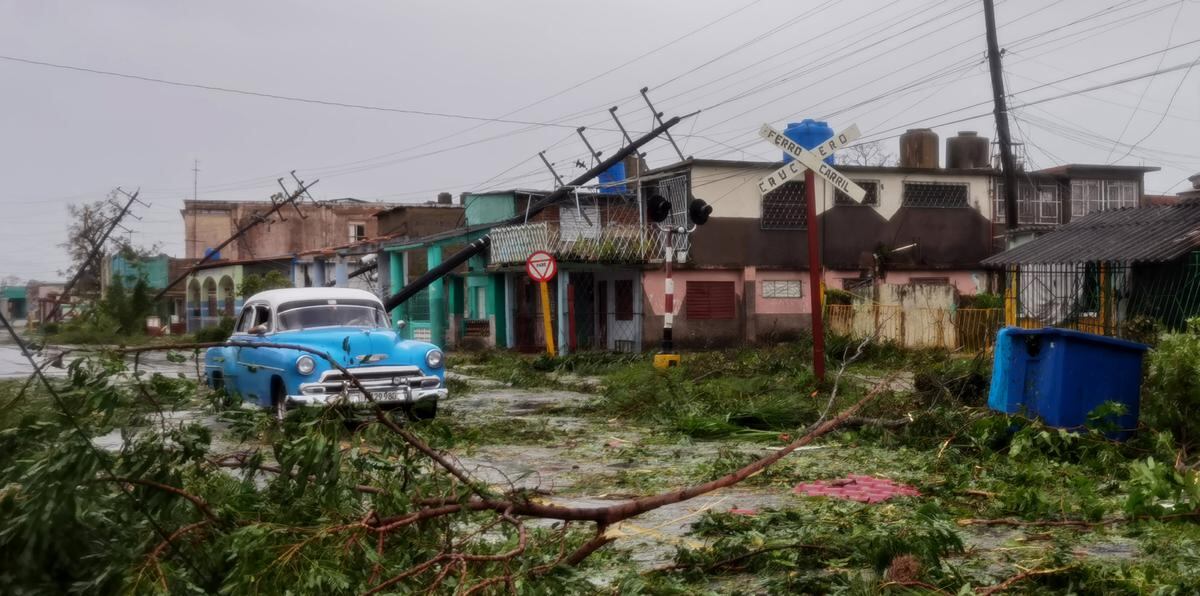 El huracán Ian llegó a Cuba como categoría tres, en la escala Saffir-Simpson.

