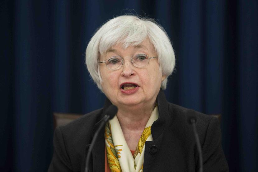 Janet Yellen, presidenta de la Reserva Federal. (EFE)