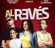 Afiche promocional de la película "Al revés".