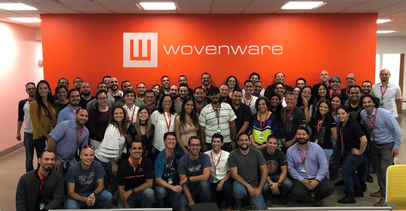 El personal de Wovenware en su nueva localidad en San Juan. (Suministrada)