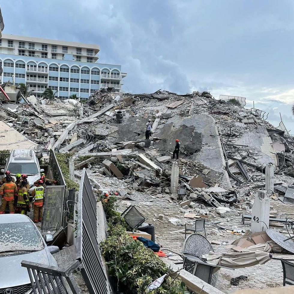 Edificio colapsado Miami