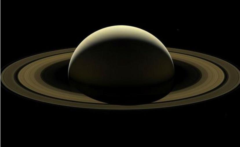 La rotación de Saturno dura 11 horas. (Agencia Espacial Europea)