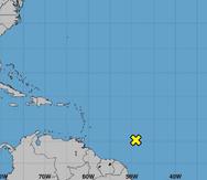 El Centro Nacional de Huracanes de Estados Unidos dijo que se prevé que la tormenta traiga lluvias fuertes sobre las islas. (Captura/Centro Nacional de Huracanes)