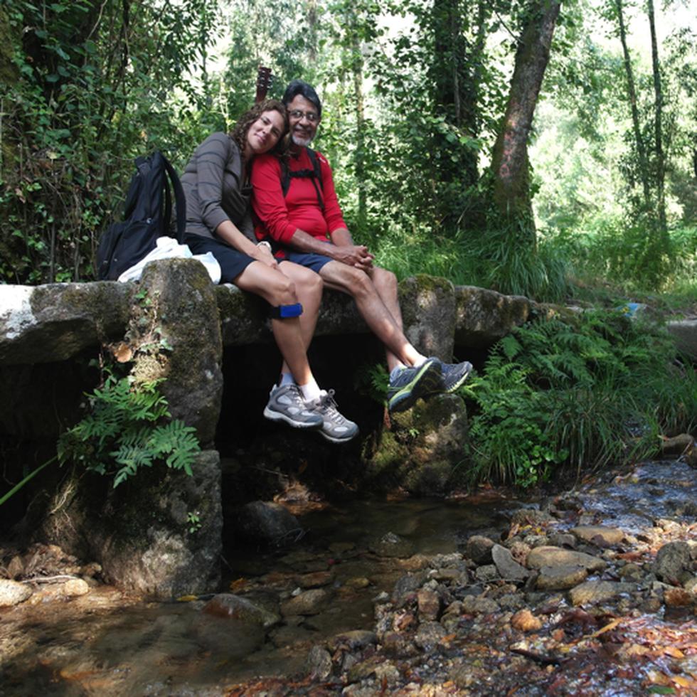 Silverio Pérez y su esposa Yessica Delgado recorren el Camino desde el 2013.
