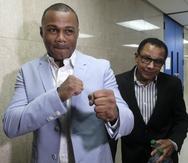 En la foto, el exboxeador Félix 'Tito' Trinidad -izquierda- y su padre don Félix.