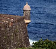 Una de las garitas del Castillo San Felipe del Morro en San Juan.
