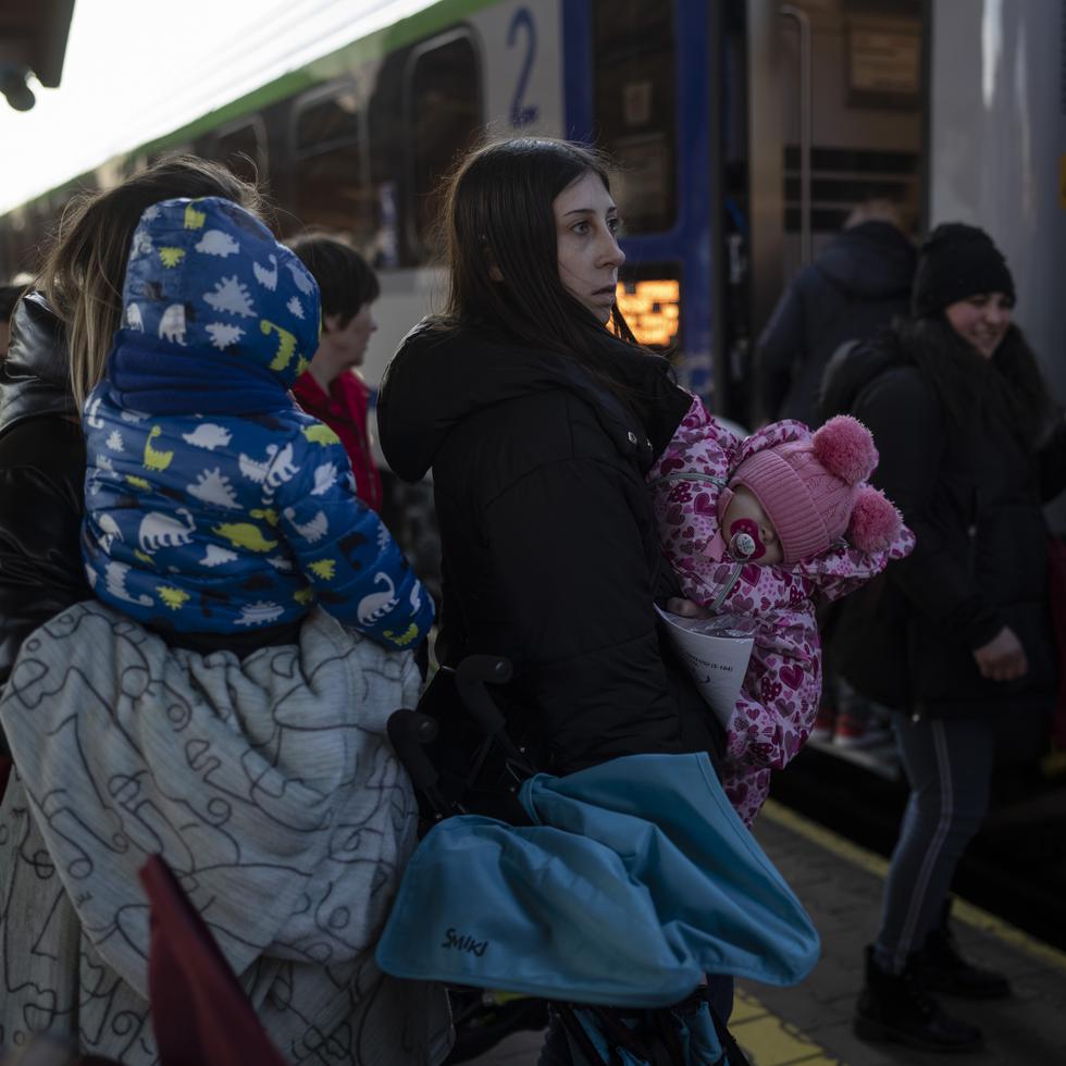 En Lvov, hay una necesidad creciente de apoyo psicosocial porque la población creció de 700,000 a 1 millón en un mes debido al arribo de personas desplazadas.