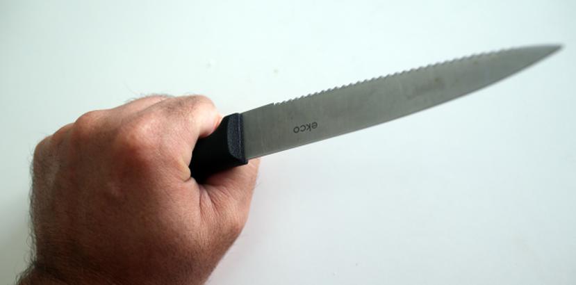 La Policía informó que el hombre se armó de un cuchillo en la cocina y la hirió mortalmente en el cuello y en diferentes partes del cuerpo. (Archivo)