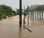 También se reportaron inundaciones en el sector La Central de Yabucoa