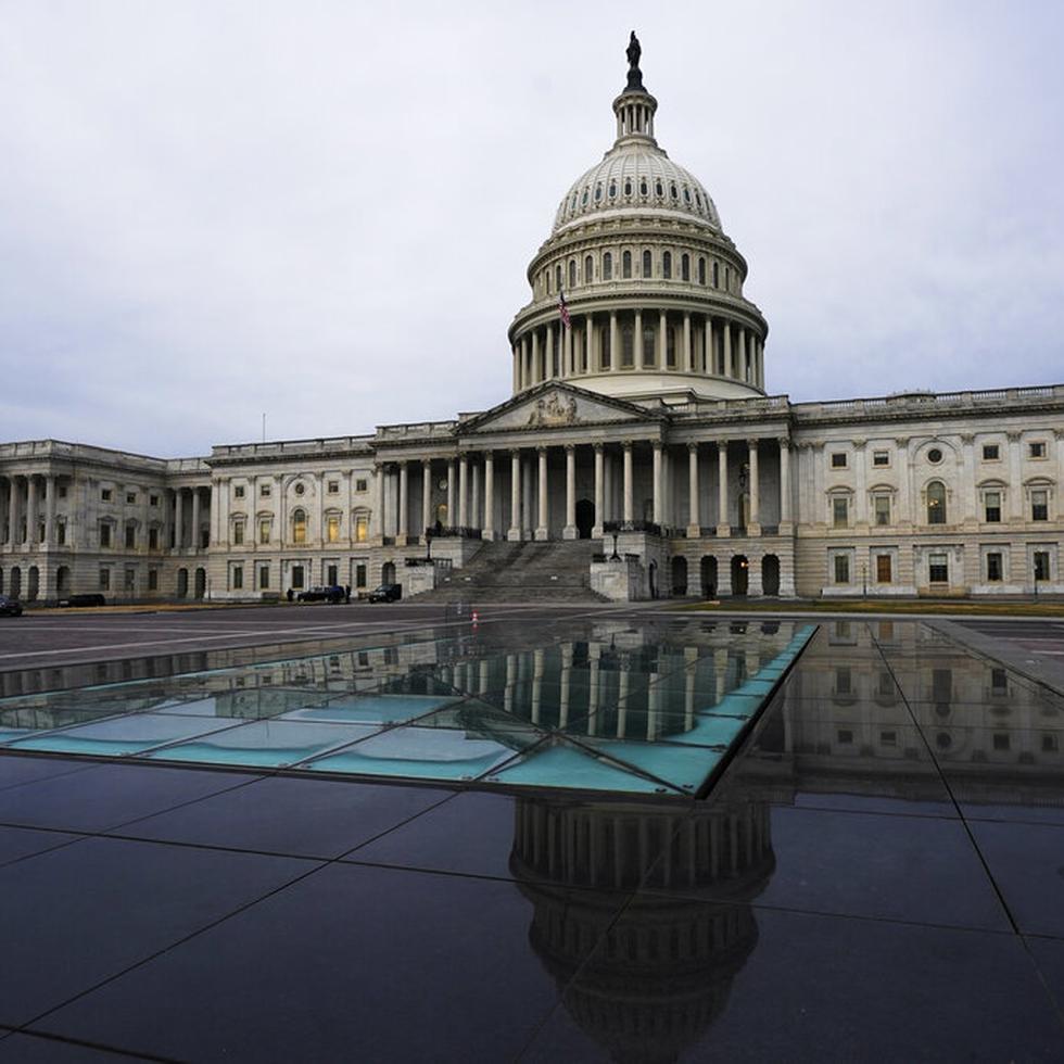 The Capitol is seen in Washington, Wednesday, Jan. 4, 2023. GOP lawmakers on Wednesday will try once again to elect a speaker. (AP Photo/Manuel Balce Ceneta)