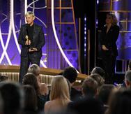 Ellen DeGeneres recibe el Premio Carol Burnett a la trayectoria en la TV durante la entrega 77 de los Golden Globes. (Paul Drinkwater / NBC vía AP)