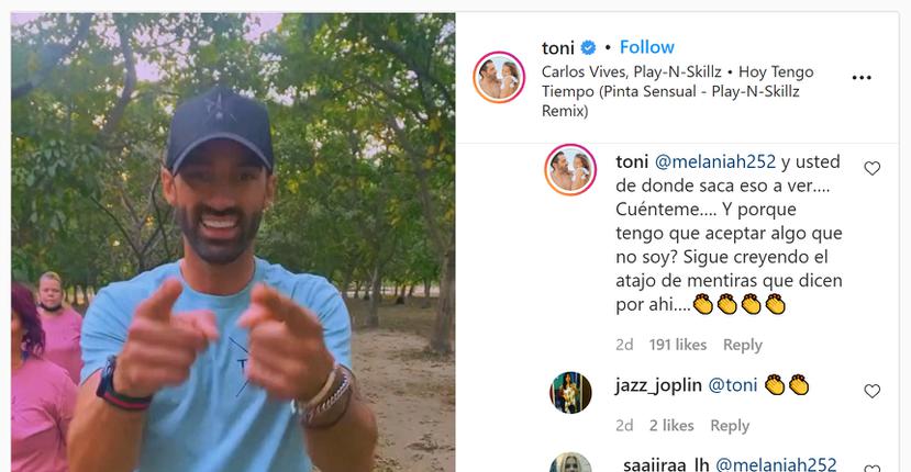 Toni Costa se mantiene muy activo en su cuenta de Instagram publicando fotos y vídeos.