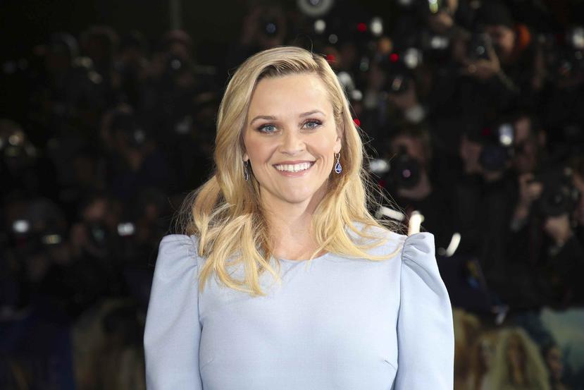 En esta foto del 13 de marzo del 2018, Reese Witherspoon llega al estreno de "A Wrinkle In Time" en Londres. (AP)