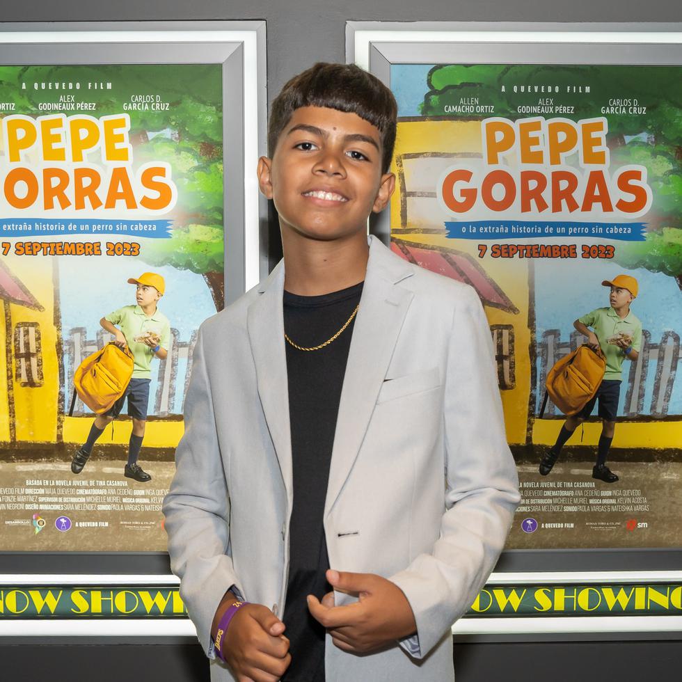 Allen Camacho Ortiz caracteriza a Pepe Gorras.