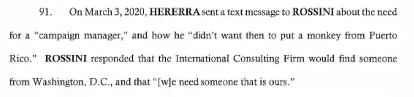 Insult that the banker Julio Herrera would have expressed and that is broken down as part of the accusation against him.