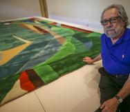 25 de Junio del 2021 Museo de Arte de Puerto Rico entrevista al artista Luis Hernndez Cruz, quien se reencontrar con una se sus obras ms importantes. el  tapiz El Yunque  que fue restauradodavid.villafane@gfrmedia.com 