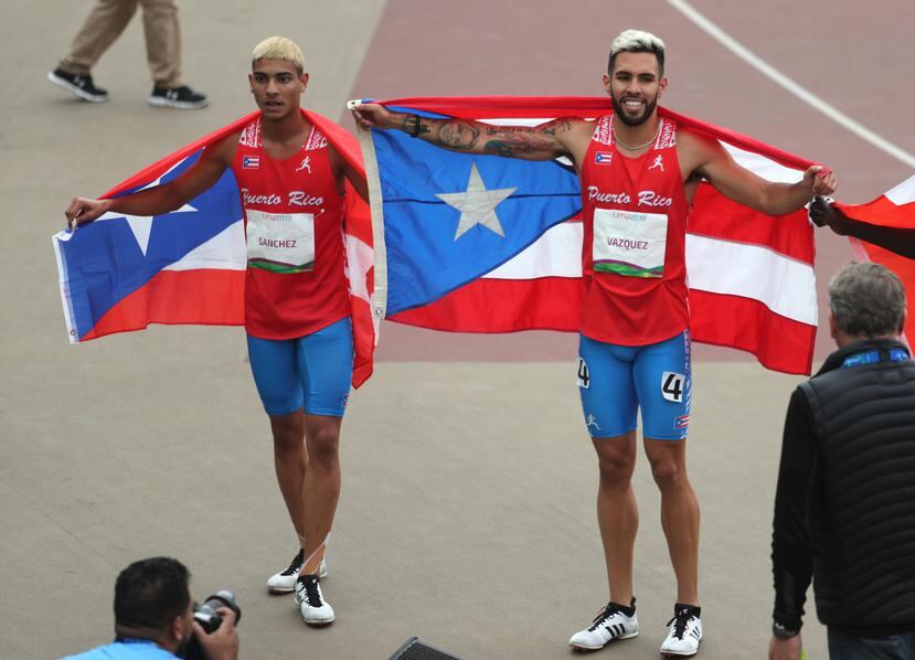 Ryan Sánchez y Wesley Vázquez,  ambos del Programa de Alto Rendimiento a Tiempo Completo del Departamento de Recreación y Deportes (DRD), le dieron medallas a Puerto Rico en la final de 800 metros en Lima.