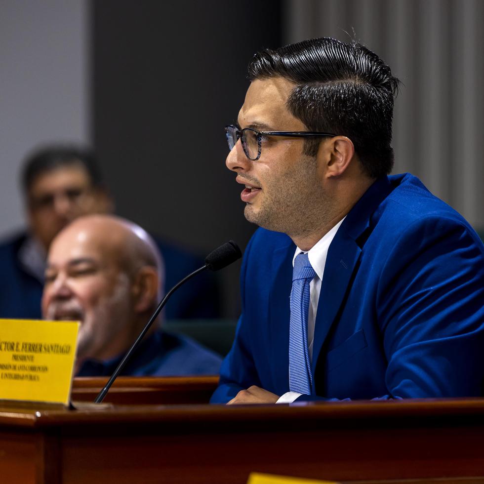 El representante Héctor Ferrer Santiago preside la Comisión Anticorrupción e Integridad Pública de la Cámara.