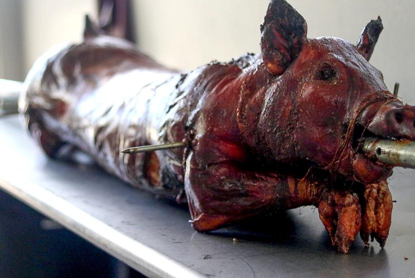 A roast pig from El Cerro de Juaco.