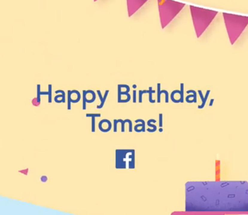 Unas 45 millones de personas que envían saludos de cumpleaños cada día en Facebook.  (Captura / Facebook)