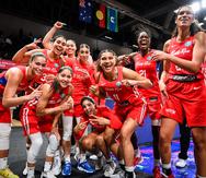 La Selección Nacional femenina celebra su primer triunfo en un Mundial de FIBA.