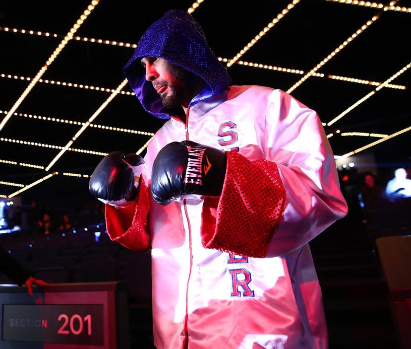 José Pedraza a su entrada en la pelea del sábado pasado en el Teatro del Madison Square Garden en Nueva York. (Top Rank)