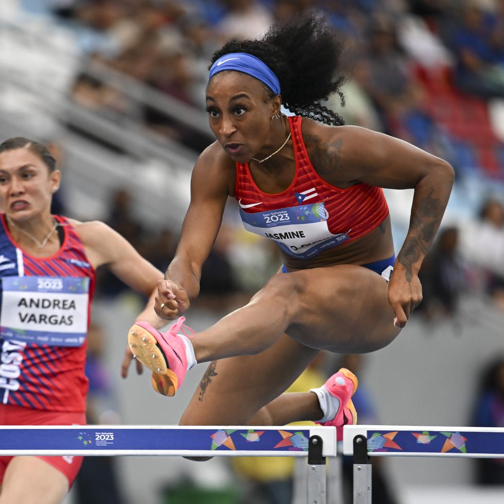 Jasmine Camacho-Quinn cumplió con la proyección de conquistar el oro en los 100 metros con vallas, para darle a Puerto Rico una de las seis preseas doradas del atletismo.