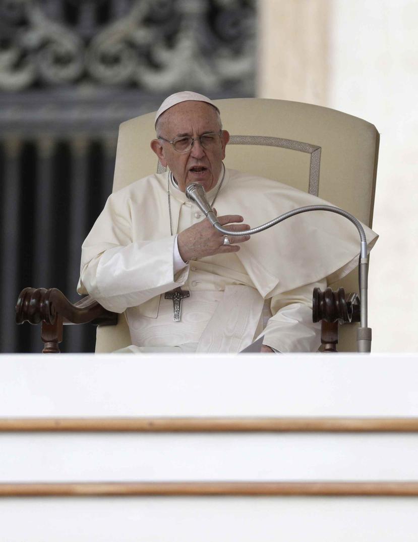 En la foto, el papa Francisco. (AP)