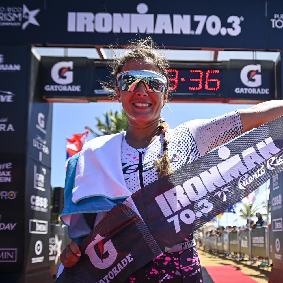 La panameña María Florencia Fraga fue la ganadora de la rama femenina de la pasada edición del Ironman 70.3 Puerto Rico.