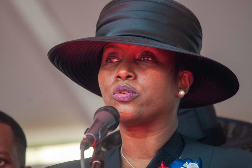 Martine Moïse, viuda del presidente de Haití, Jovenel Moïse, asesinado el 7 de julio de 2021.