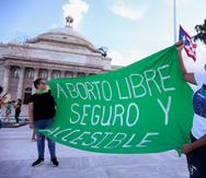 Durante la discusión de las medidas en vistas públicas, se llevaron a cabo manifestaciones frente al Capitolio.
