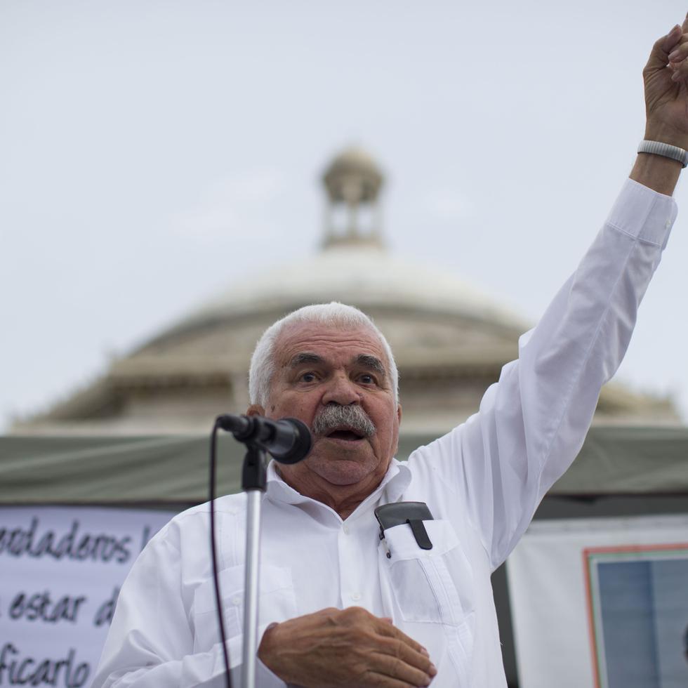 Rafael Cancel Miranda militó activamente para exigir la liberación del exprisionero político Oscar López Rivera.